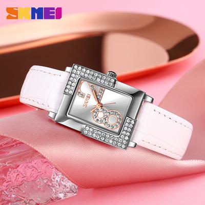 Квадратные бриллиантовые креативные женские кварцевые часы элегантные универсальные модные женские часы