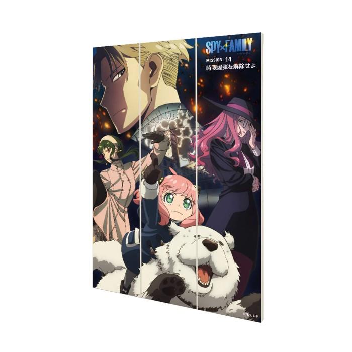 Деревянная микропечать Spy x Family Mission 14