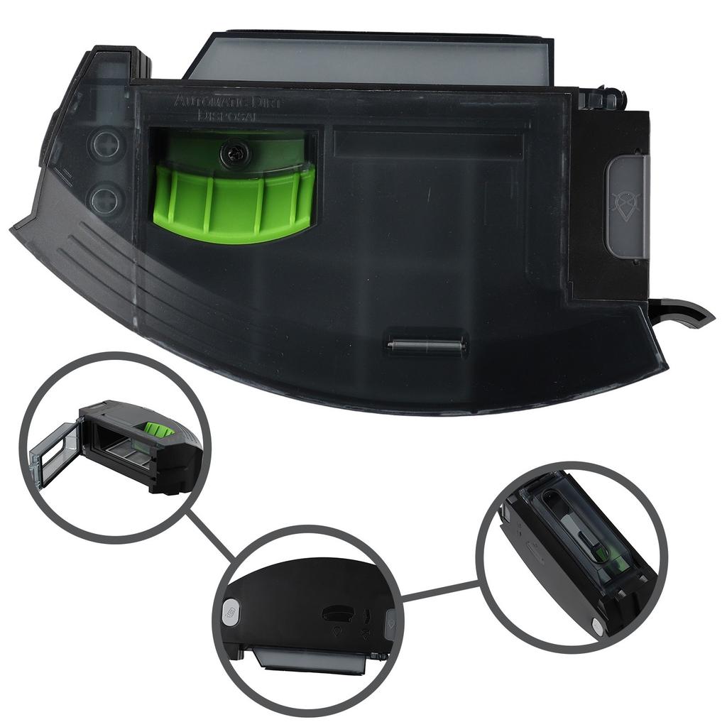 Efficient Dirt Bin for Roomba i1 For i3 i4 i5 i6 i7+ i7 i8 with Dust Management