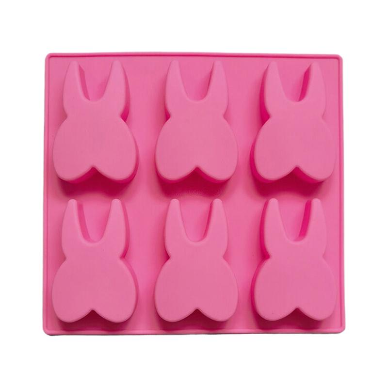 Tooth Shape Silicone Mold 6 Cavity 3D Molar Molds Tray DIY Baking Decorating Tools For Chocolate Gummy Candy Jelly Mold