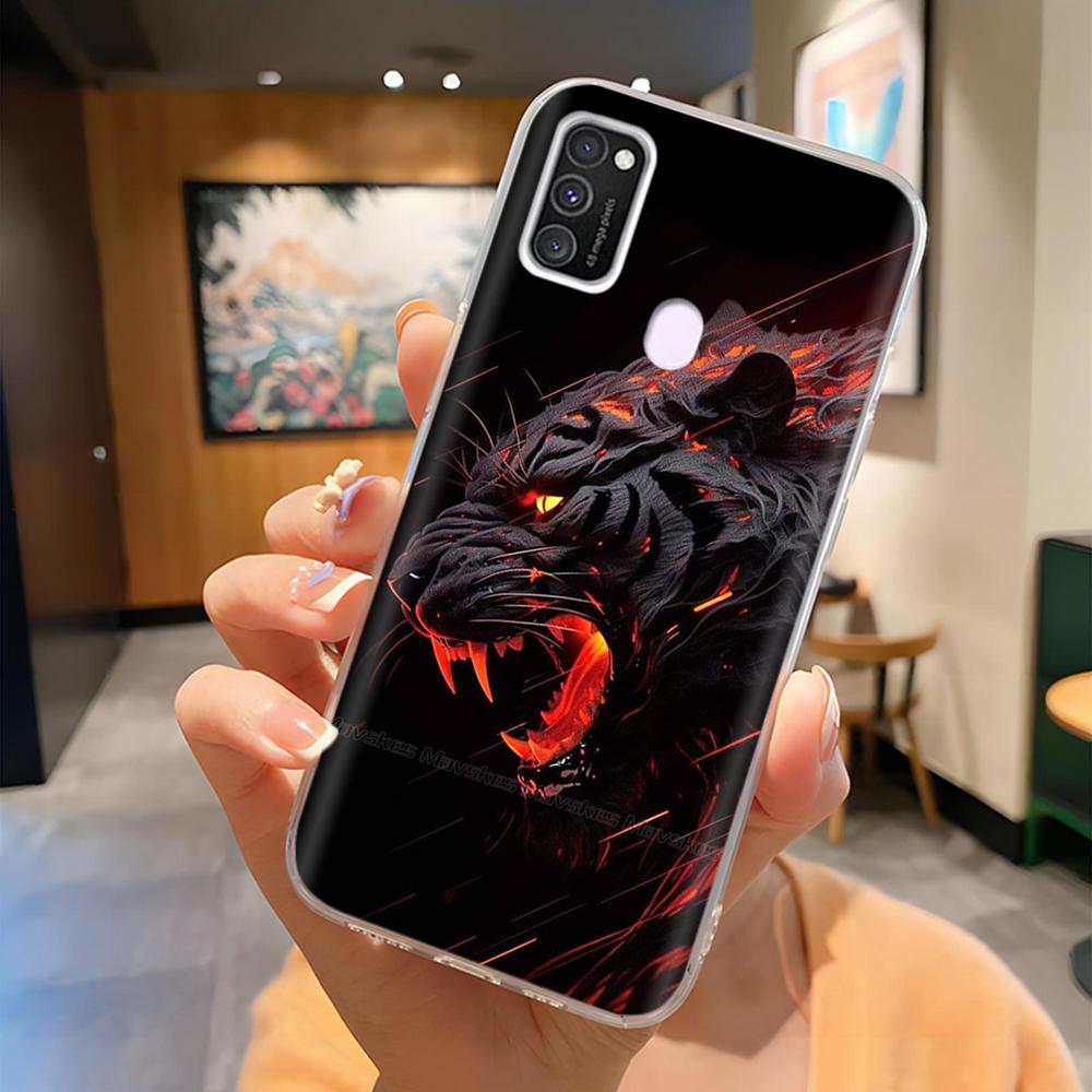 Для Samsung Galaxy M21 M31 Чехол Мягкий ТПУ Мягкий Силикон Модный Чехол для Телефона Для Samsung M21 M31 Funda Роскошная Задняя Крышка Coque Para
