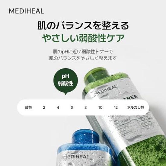 MEDIHEAL Успокаивающий тонер-лосьон с чайным деревом 500 мл (Чайное дерево) Уход для предотвращения шероховатости кожи Увлажняющий