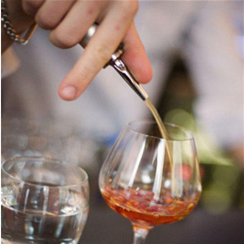 3X Нержавеющая сталь Ликер Спиртной Наполнитель Свободный Поток Винная Бутылка Выливной Носик Пробка