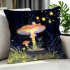 Plant MMushroom Cushion Cover Cushion Cover Set Pcs x x x Pillowcase Decorative Sofa Home Decor