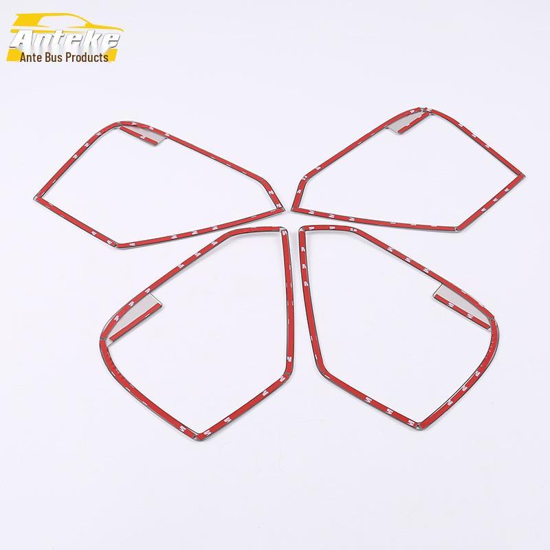 Stainless Steel Speaker Cover for 17 CX-5: Decorative Bright Ring Frame