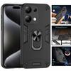 For Xiaomi Poco M6 Pro 4G Case Camera Protection Armor Funda For PocoM6Pro Poko Little M 6 Pro M6Pro Magnetic Holder Ring Cover