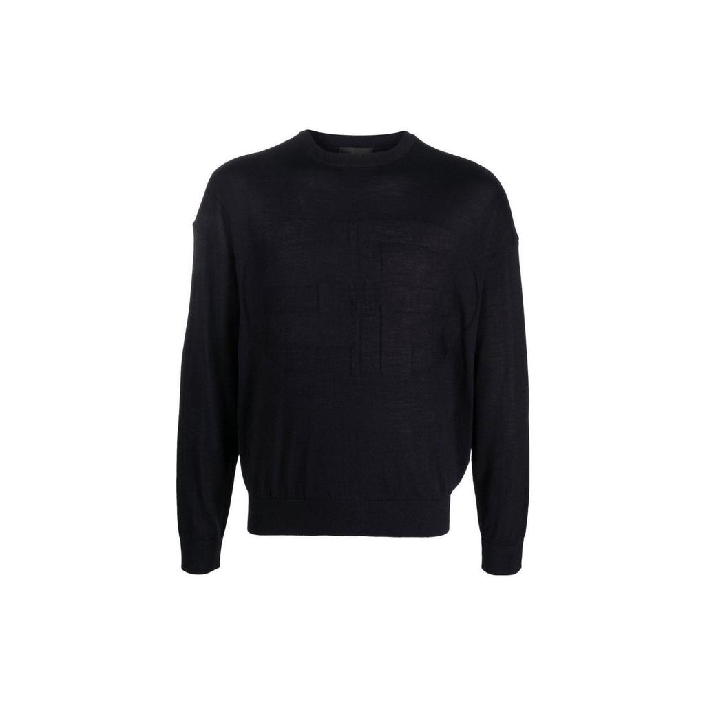 EMPORIO ARMANI SS22 Sweater Men's Black 6L1MX71MMVZ0920