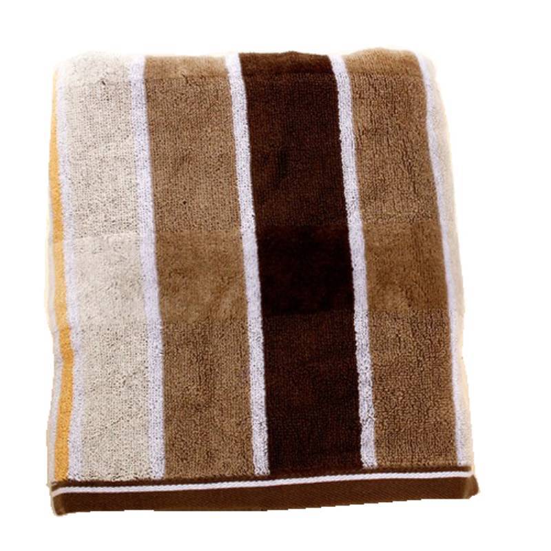 Cotton Striped Face Towel With Absorbent Thickened Fabric For Home Use Adults