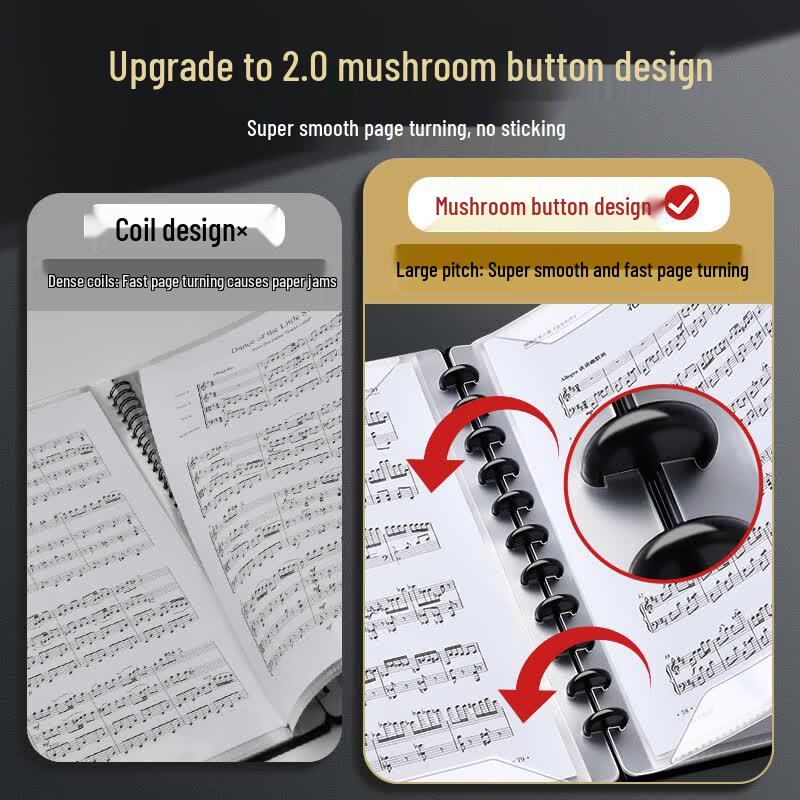 Shuxing A4 Loose-Leaf Music Score Folder