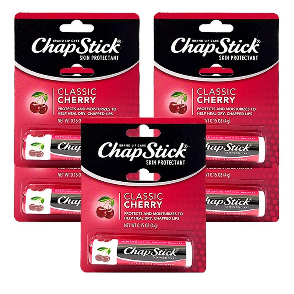Увлажняющий/ухаживающий бальзам для губ Chapstick Lip Care, Lovely Cherry, 3,5 г, 5 шт.