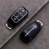 Suede Leather Car Key Case For Mercedes Benz E Class W213 W205 E200 E260 E300 E320 AMG CLA 2018 2019 2020 Remote Fob Shell Case PJ1