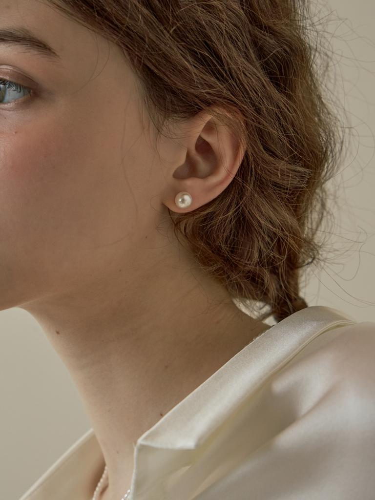 До восхода луны Серьги с жемчугом 14K Essential Ge301-8