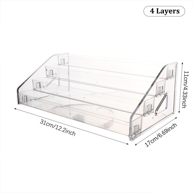 3/4/5/6/7 слоев подставка для лака для ногтей прозрачная косметическая стойка держатель органайзер для бутылочек с эфирными маслами