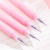 3Pcs Cute Aesthetic Pink Sakura Silicone Gel Pen Small Fresh Girl Stationery Note Test 0.38mm Writing Pen Kawaii School Supplies