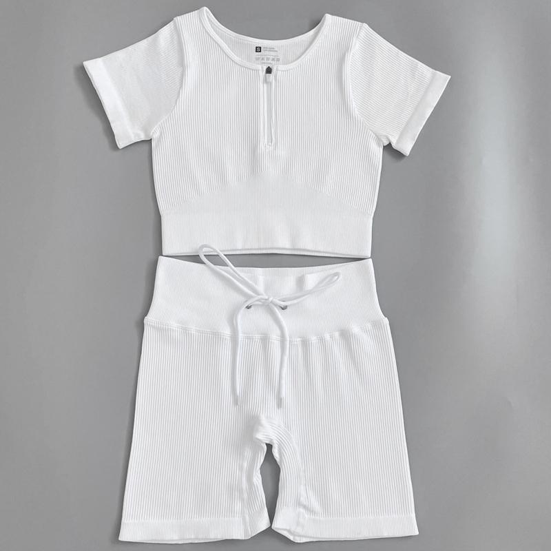 Women's Tracksuit Seamless Yoga Set Workout Sportswear Gym Clothing Fitness Sports Suits