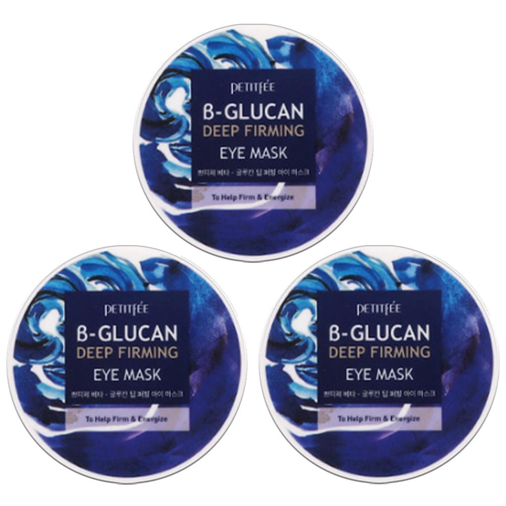 Petitfee Маска для глубокой фиксации кожи вокруг глаз с бета-глюканом и лучшим набором масок для глаз Petitfee (7 вариантов)