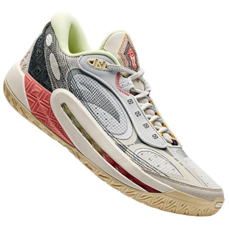 Anta Баскетбольные кроссовки Shock Wave 6 Low top Мужские Бежевый Серый 112441106Q-1