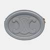 [Pre-Owned] Cuir Triomphe Embossed Smooth Calfskin Shoulder Crossbody Bag - Very Good #1PAQR9X