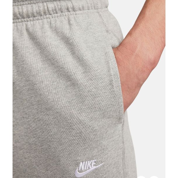 Nike Однотонные повседневные трикотажные спортивные брюки со шнуровкой и открытыми манжетами, мужские низы, серые FQ4333-063