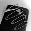 Fashionable Large Pins for Clothing Smooth Metal Safety Pins Jeans Dress Scarf Adjustable Pins