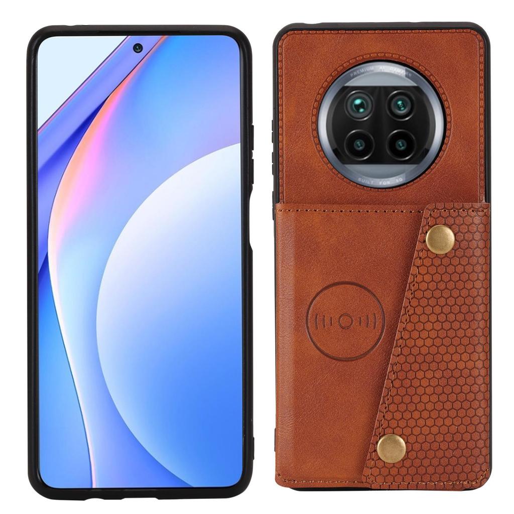 Чехол для Xiaomi 11 11T 11i с держателем для карт премиум-класса, подставка из искусственной кожи с двойной магнитной застежкой, противоударный чехол для Redmi Note 7 8 8T 9 10 Redmi 9A