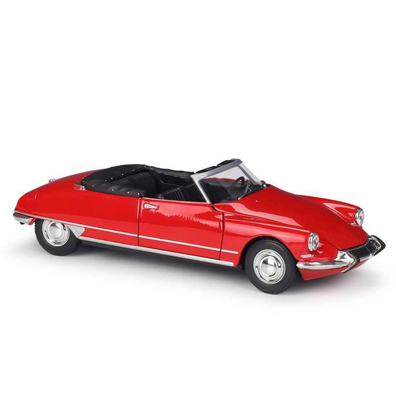 Welly 1/24 Citroen DS19 Кабриолет Сплав Классический Спортивный Автомобиль Модель Литой Металл Ретро Автомобиль Модели Автомобилей Симуляция Детская Игрушка Подарок