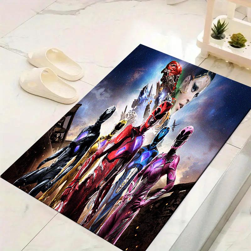 Power Rangers Carpet Rug for Living Room Bedroom Home Sofa Decoration,Kids play Non-slip Floor Mat