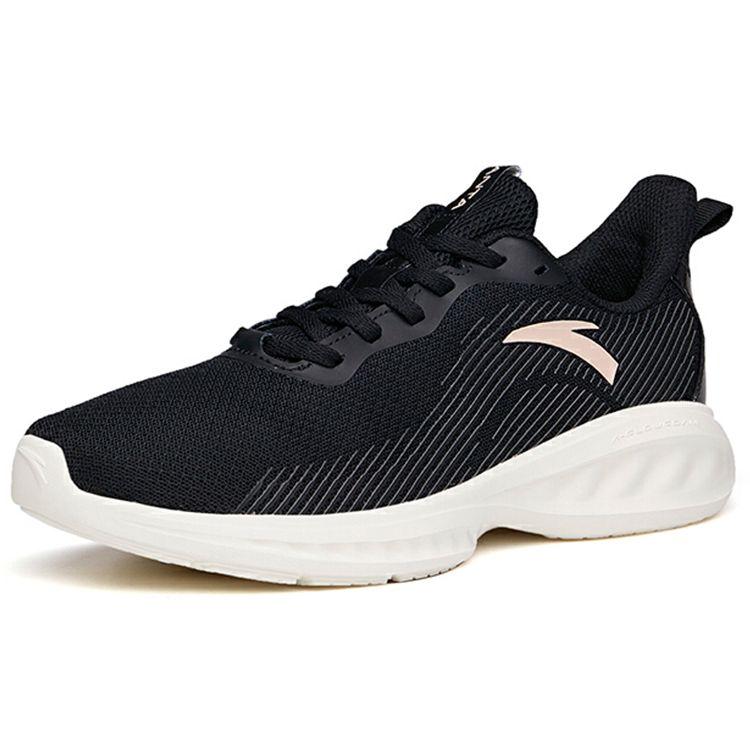 Anta Удобные дышащие прочные нескользящие низкие кроссовки для бега женские кроссовки черные 122135568-1