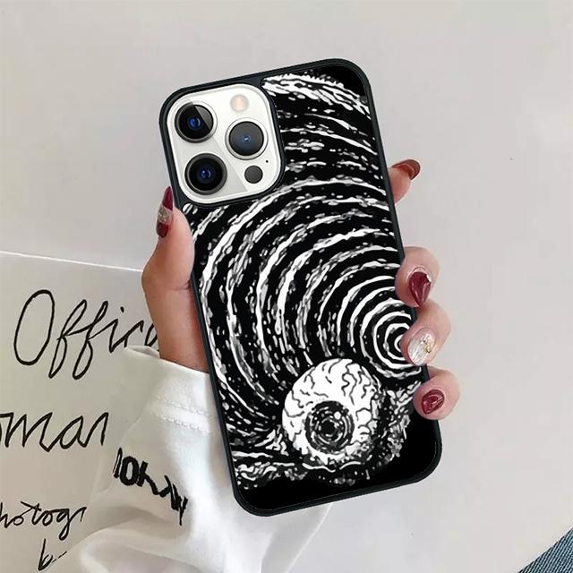 Чехол для телефона Junji Ito Horror Manga для iPhone 11 12 13 14 Pro Max, мини-чехол для iPhone X XS Max XR 5 6 7 8 Plus Coque