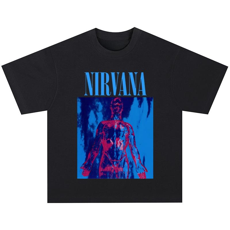Nirvana In Utero album cover graphic print T-shirt