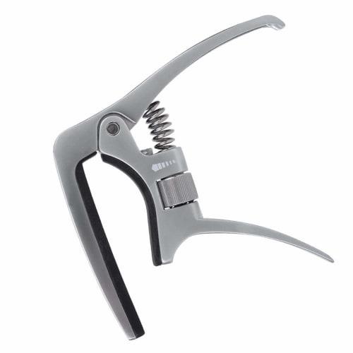 Silver Guitar Capo with Adjustable Screw, Durable and Rust-Resistant Metal Capo for Acoustic, Classical, and Electric Guitars, Universal Guitar Capo