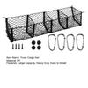 Pickup Truck Trunk Cargo Net with Mounting Accessories 3/4 Pocket Universal Car Auto SUV Truck Bed Organizer Storage Bag