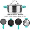 3-Pack Non-Slip Silicone Heat-Resistant Handle Covers for Cast Iron Skillets, Frying Pans & Casseroles