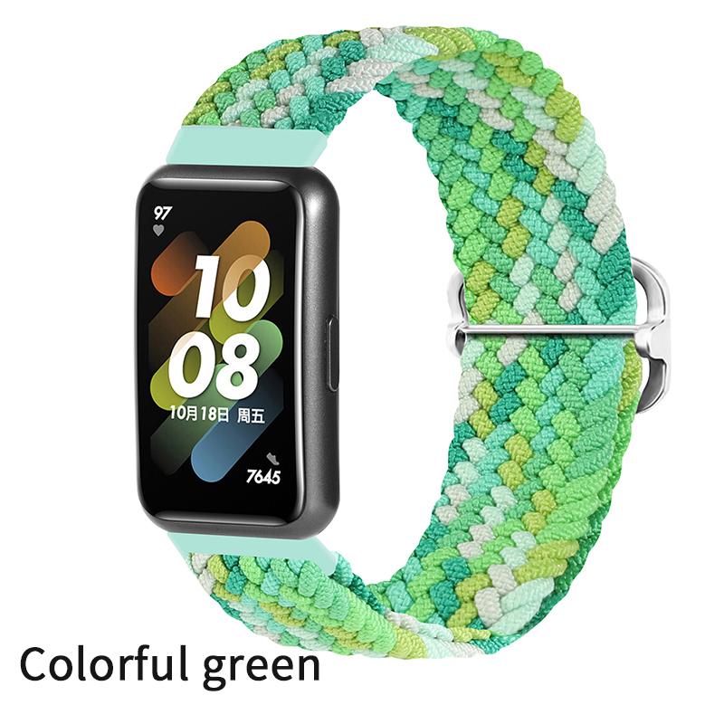 Регулируемый нейлоновый ремешок для Huawei Band 7, дышащий 7NFC, запасные аксессуары, эластичный браслет для браслета Huawei Band7