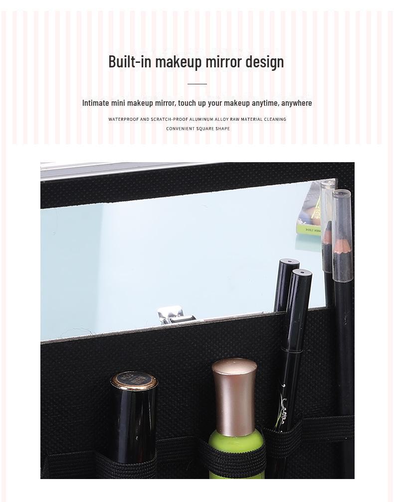 Большая портативная дорожная сумка для косметики и макияжа