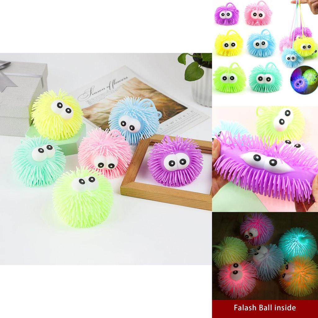 Silicone Alien Jellyfish Stretchy Puffer Ball That Glows For Party Favors