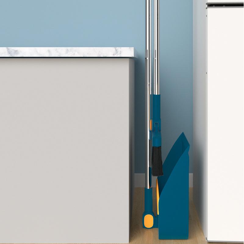 Broom and Dustpan Set for Home Stand Up Broom and Dustpan Comb for Office Home Kitchen Indoor Floor Cleaning Use Broom Clean Set