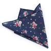 27cm Chic Floral Printed Brisk Soft Handkerchief 100% Cotton Women&Men Hankie Wedding Pocket Square Adult Gift Accessory Quality