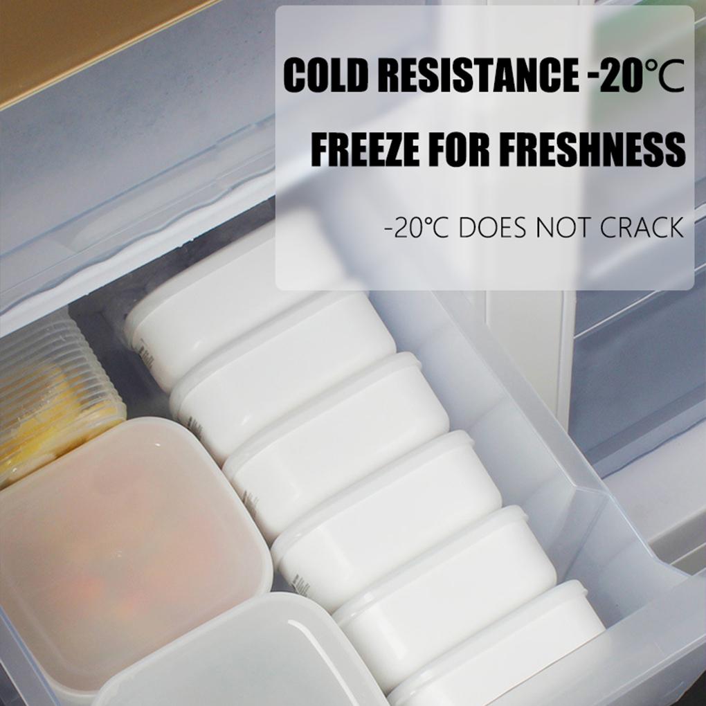 Контейнер для хранения продуктов Крупный рис Коробка для свежего хранения Ланч-боксы Мясо Овощи Фрукты Кухня Микроволновая печь Школа