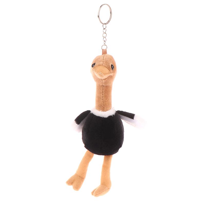Милая плюшевая игрушка страус мультяшный кулон мягкая кукла брелок рюкзак автомобиль сумка Декор детский подарок