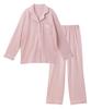 Pajamas and Loungewear Soft Smooth Shirt L [Nissen] Set, 100% Cotton, Pajamas, Pink,