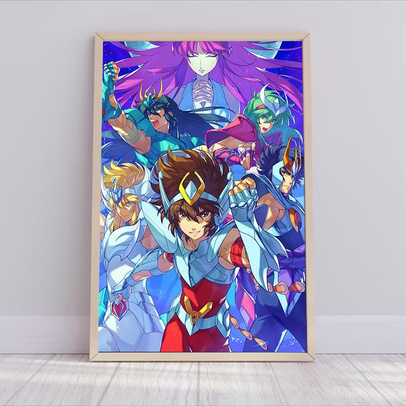 Saint Seiya Anime Poster Home Decoration Posters for Wall Decoration Painting on Canvas Decorative Paintings Room Decor Art the
