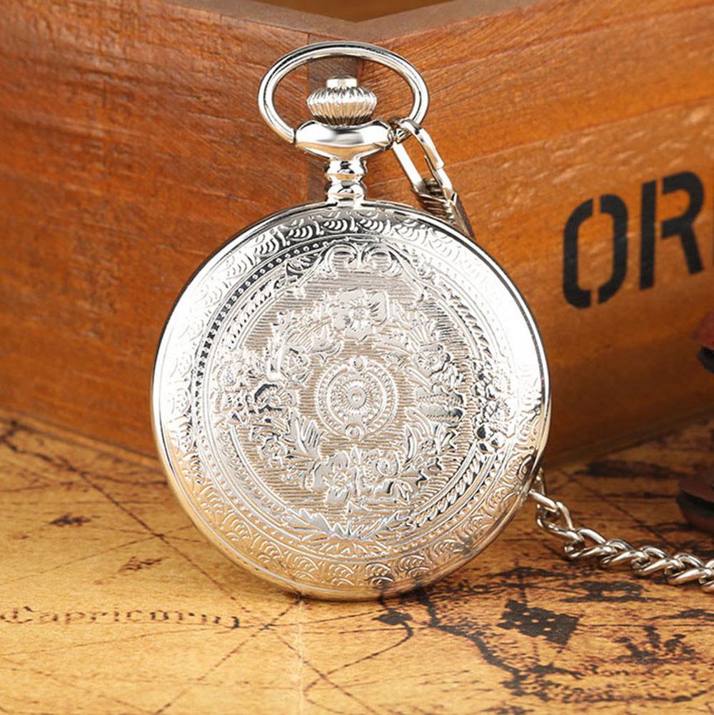 Карманные кварцевые часы-медальон.