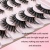 7 Pairs Lashes False Eyelashes Makeup Tools Natural Thick Volume Eyelashes Beauty Fluffy Eyelashes Fox