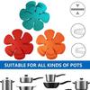 12Pcs Felt Pad Pan Protectors for Stacking Non-Slip Pot Splitters Stackable Plate Liners Anti-Scratch Cookware Utensils Tool for Pots Dishes