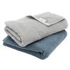Imabari Certified Bath Hiorie Soft Shirred Set of Assorted Made In Velvet 60 X 110 Cm Towel, Towel, 2, Colors, 01, Japan, 100% Cotton, Absorbent,