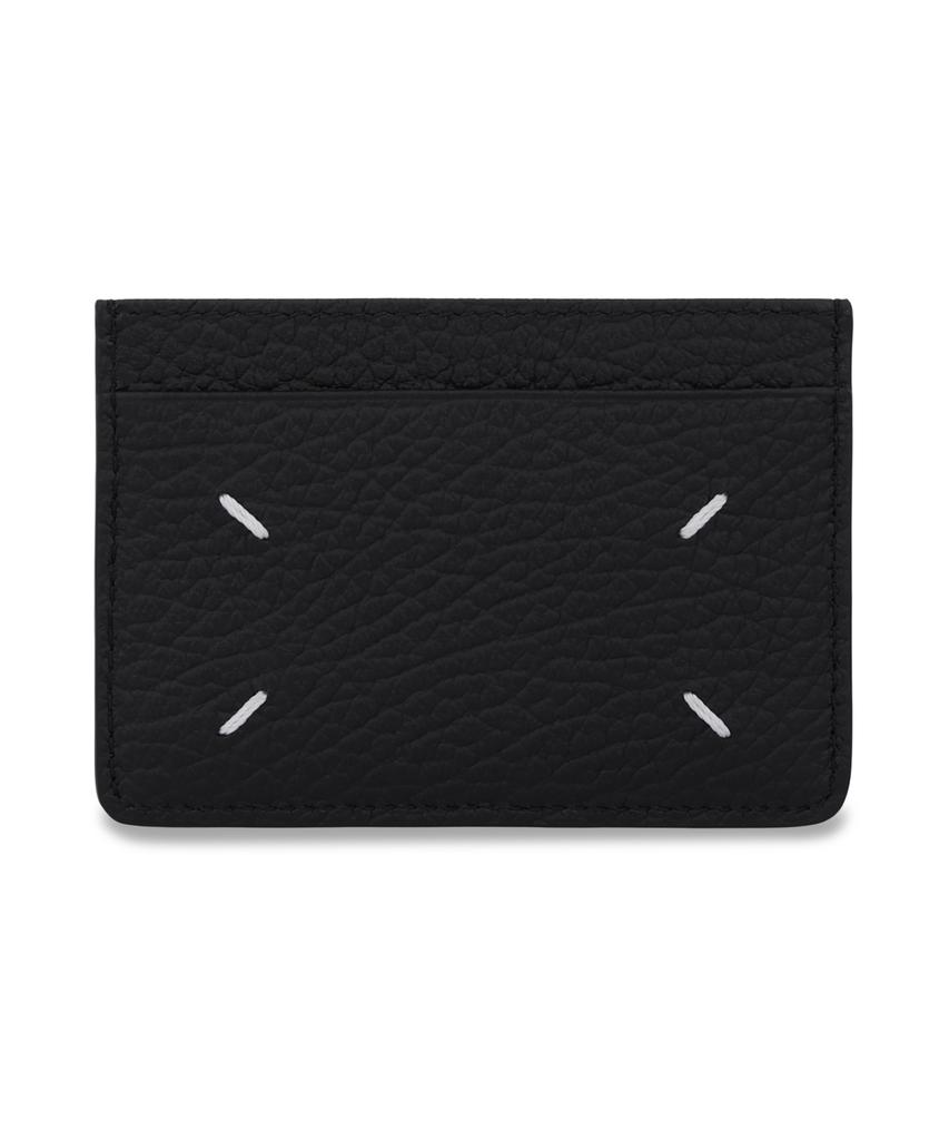 Maison Margiela 4-Stitch Slim 3-Slot Card Holder - Black / Sa1Vx0005P4455T8013
