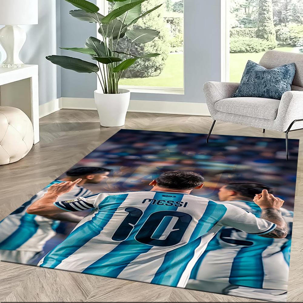 Messi 518 Carpet Perfect for Kitchen Dining Room Bedrooms Entryway Anti-slip Rug Anime Office Decor Perfect Birthday/Christmas Gift Idea