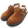Отличные сандалии Dr.Martens JORGE SHEARLING MULE Коричневая замша мужские 7 Б/у