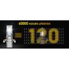 FAHREN 2PCS H13 LED Bulbs,80000LM Extreme Brightness 9008 bulb,6500K Cool White, 1:1 Min Size,Fog Bulbs HID,Plug-N-Play